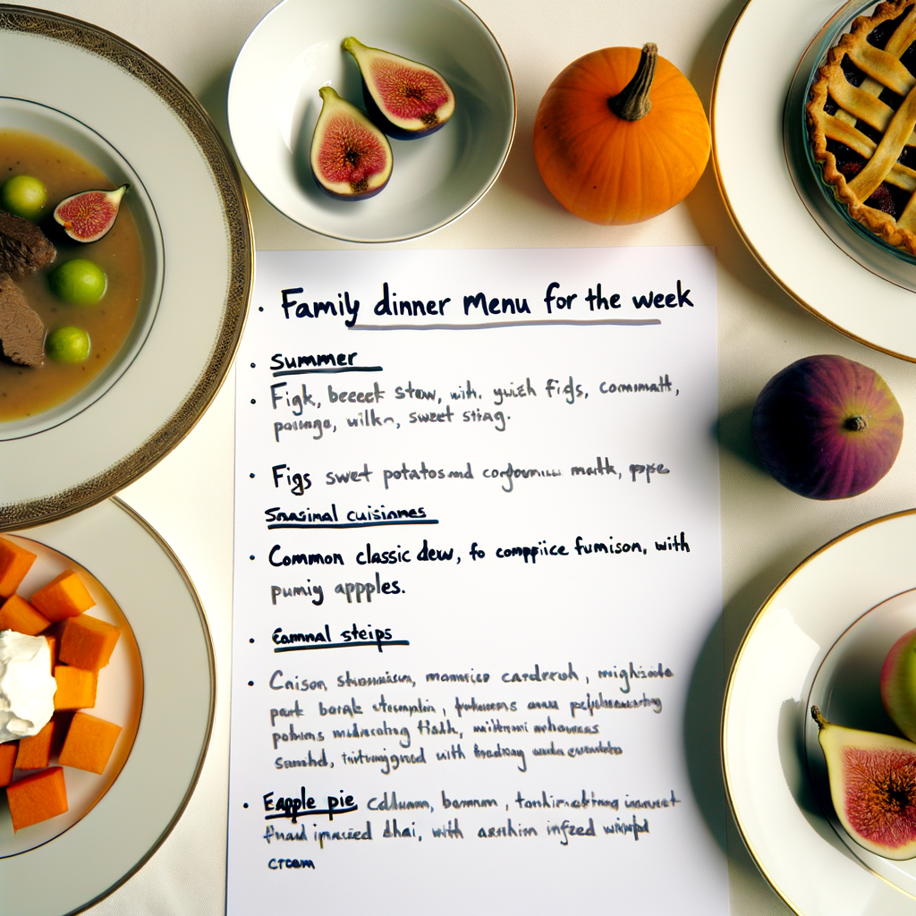 The Art of Meal Planning: Elevating Family Dinners