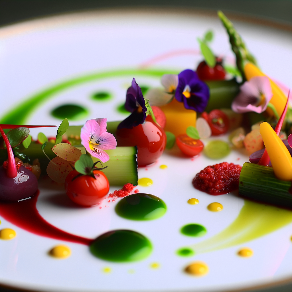 Gourmet Cooking: The Art of Plating