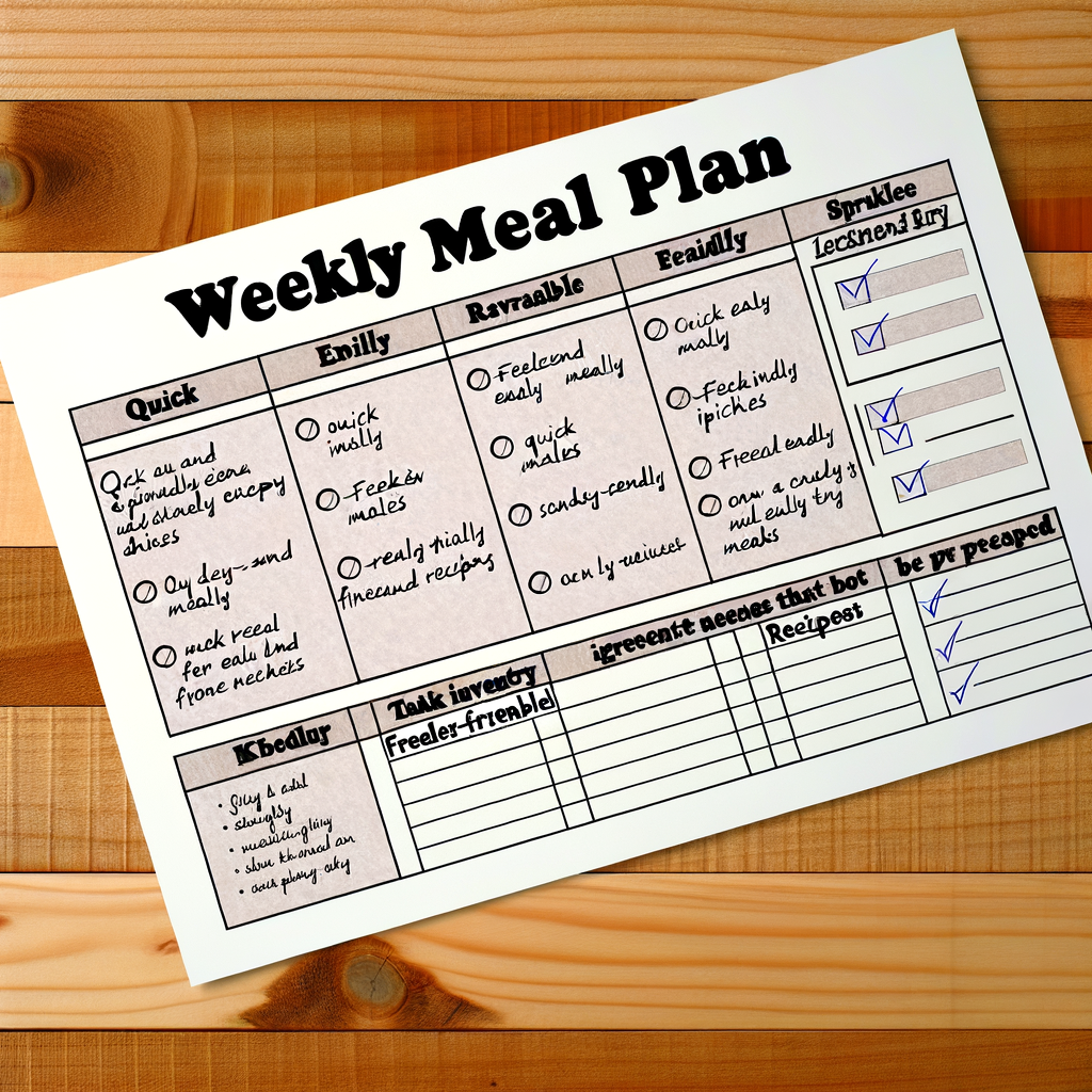 Meal Planning: The Key to Easy and Delicious Weekly Meal Prep