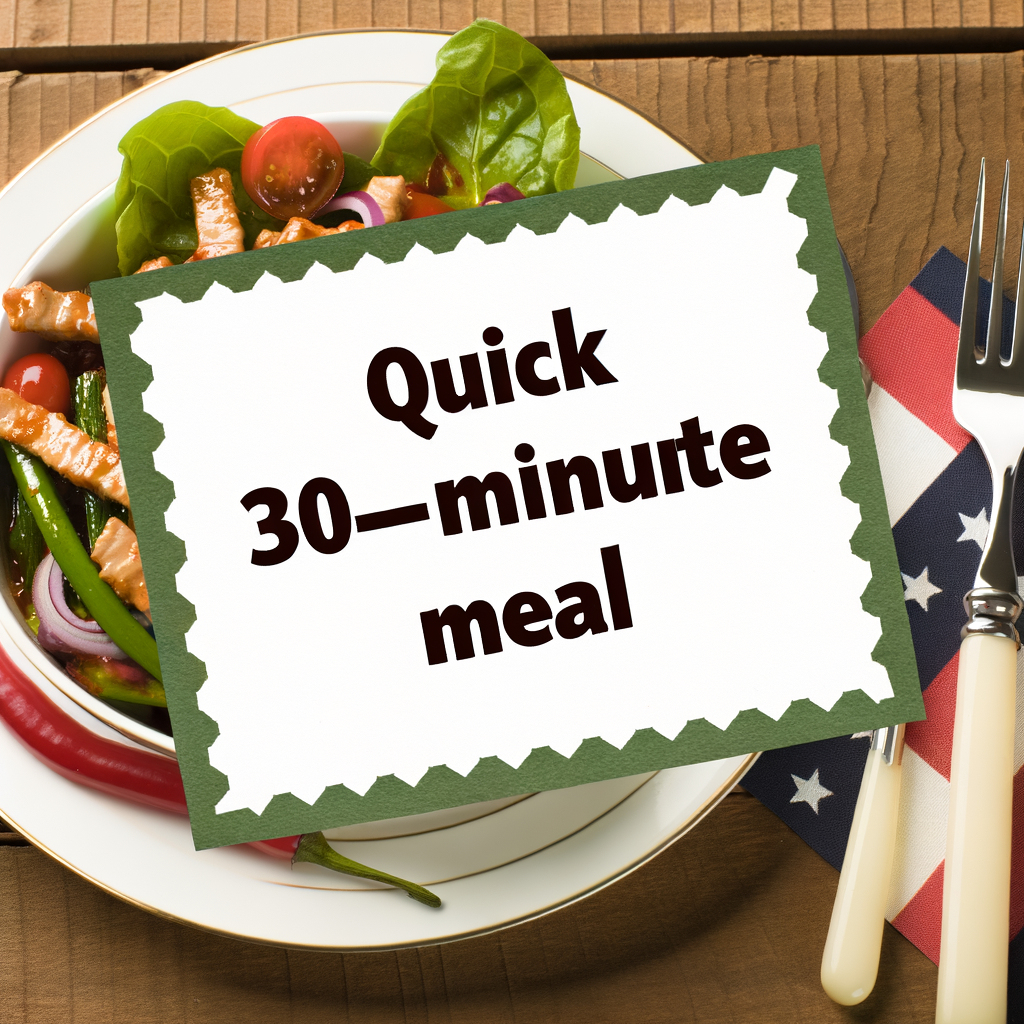 Quick and Easy 30-Minute Meals for Busy Americans