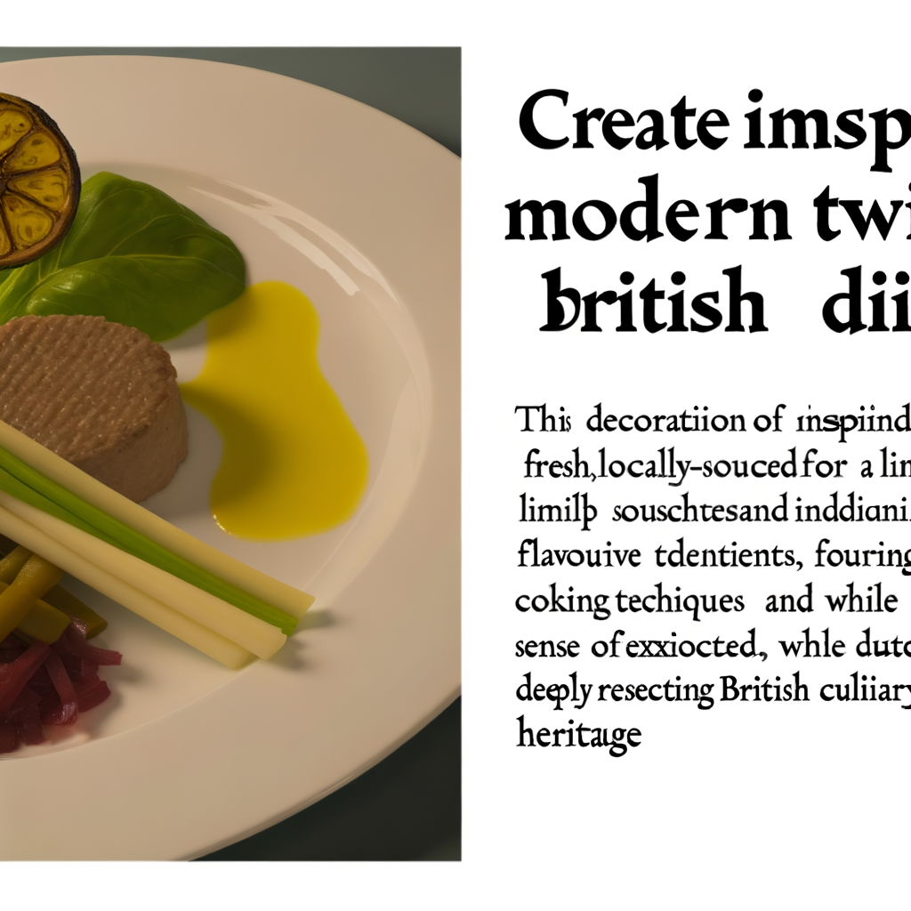 Reinventing British Cuisine: A Modern Take on Traditional Recipes