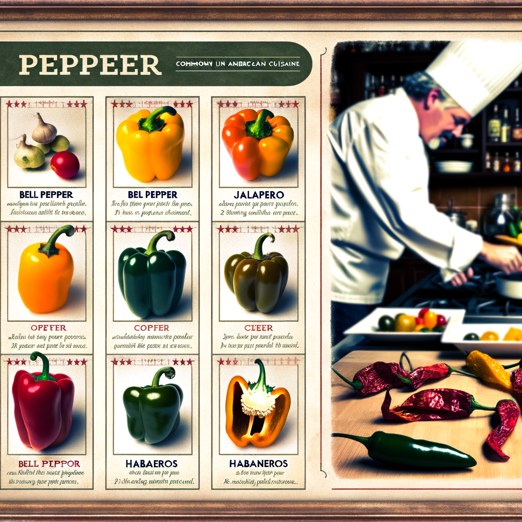 Spicy Delights: A Guide to Pepper Varieties in American Cuisine