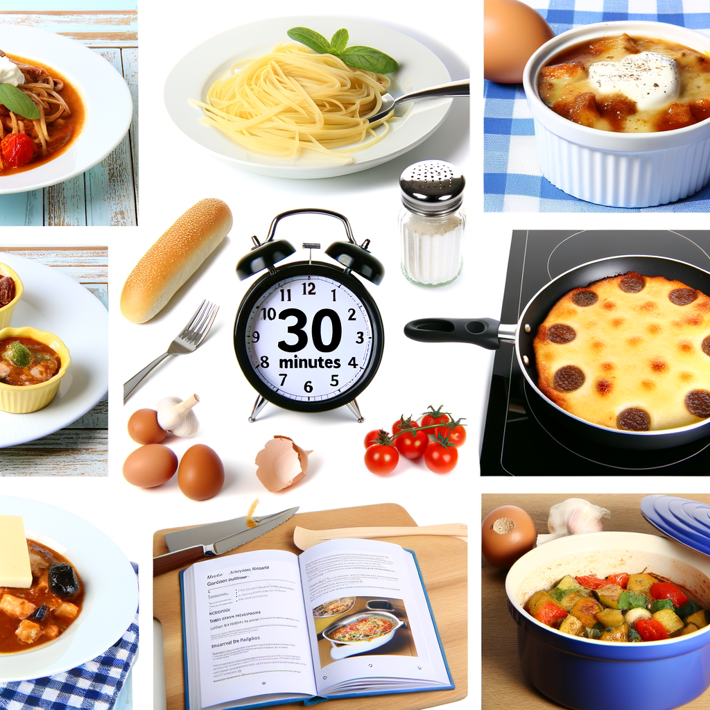 Quick and Easy Recipes: 30-Minute Meals for Busy Europeans